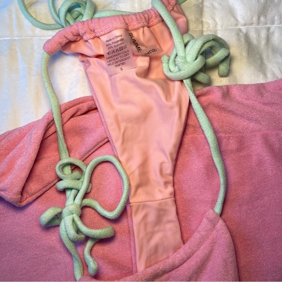 Summer haus light pink 3 piece bikini set - Picture 4 of 4